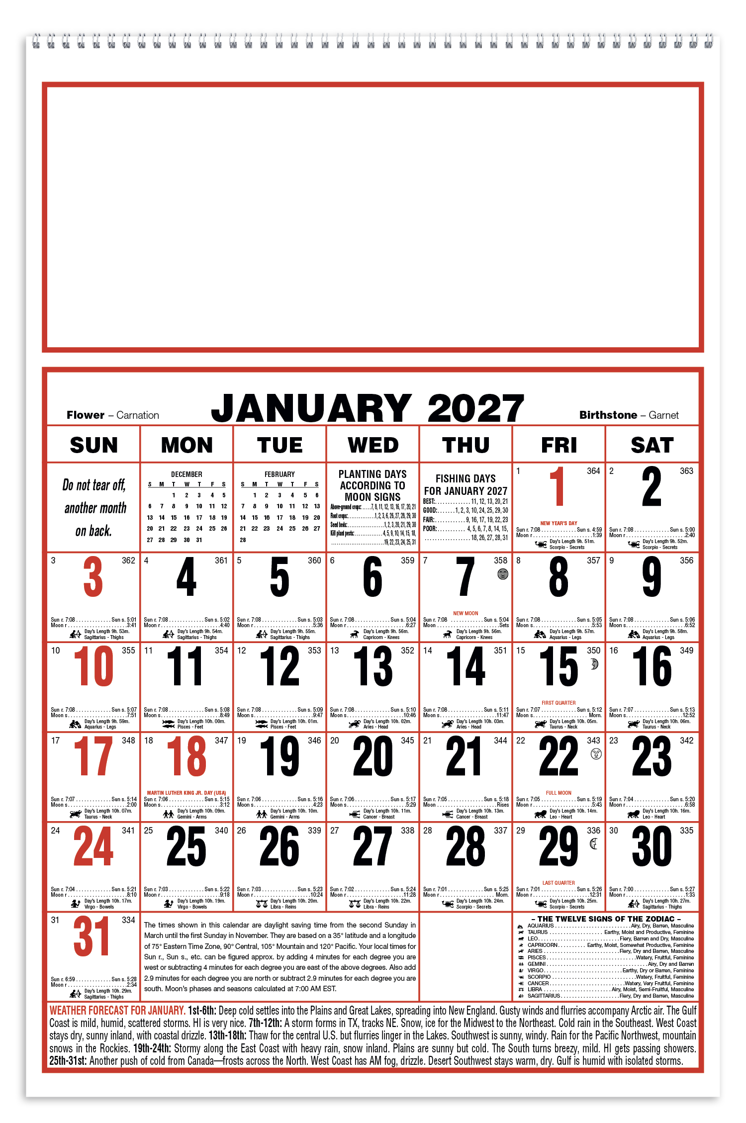 Triumph Calendars Large Almanac