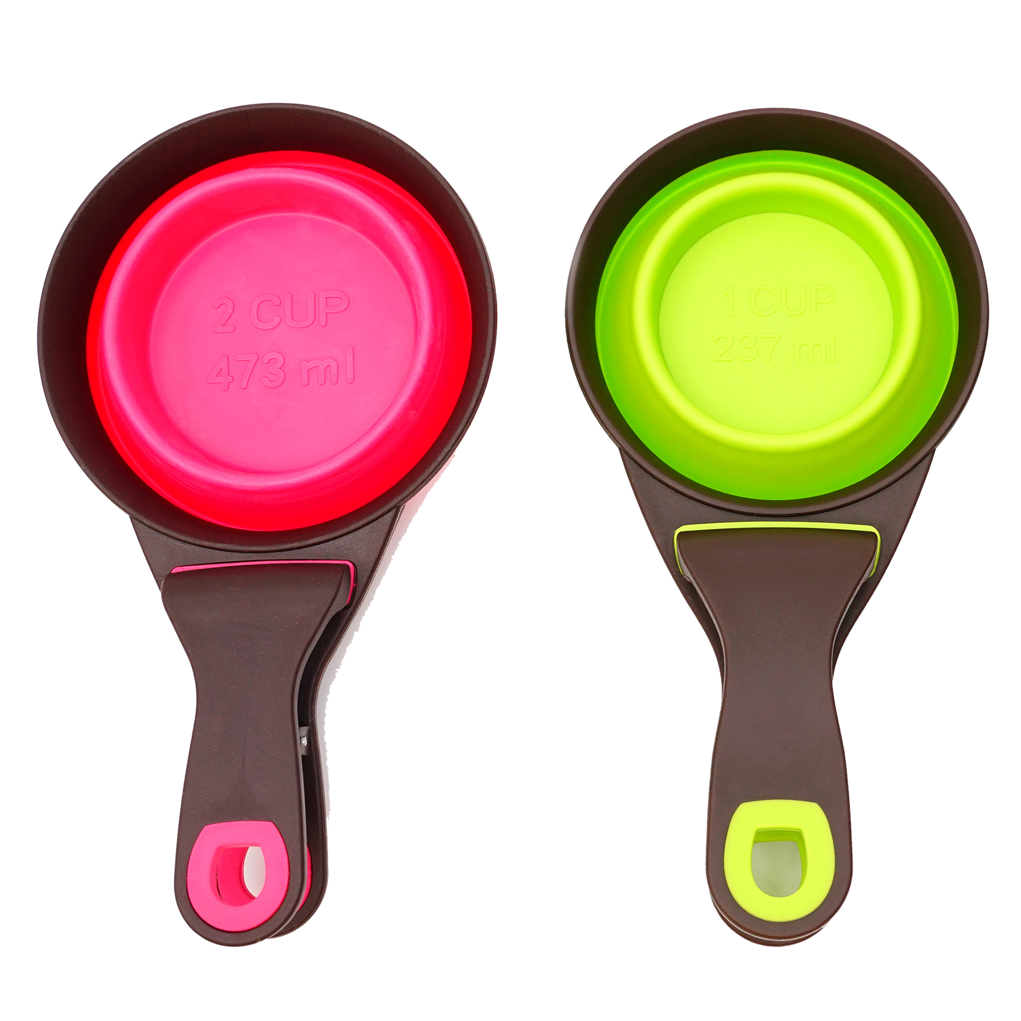 8oz Multifunction Collapsible Pet Scoop Measuring Cup 7