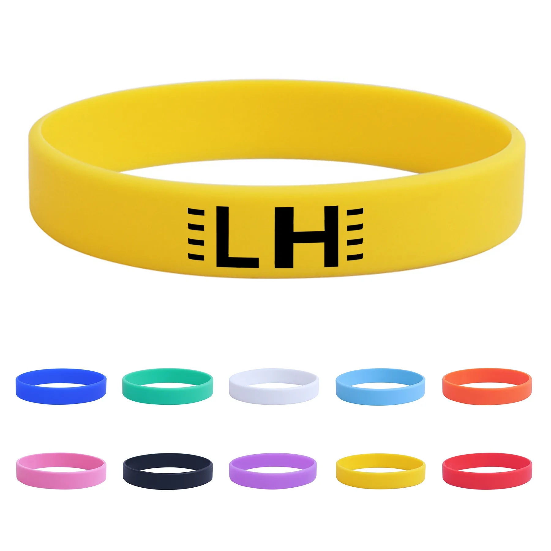 Solid Color Silicone Wristband