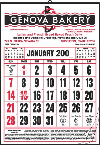 style 60 12 sheet calendar daily sheet calender