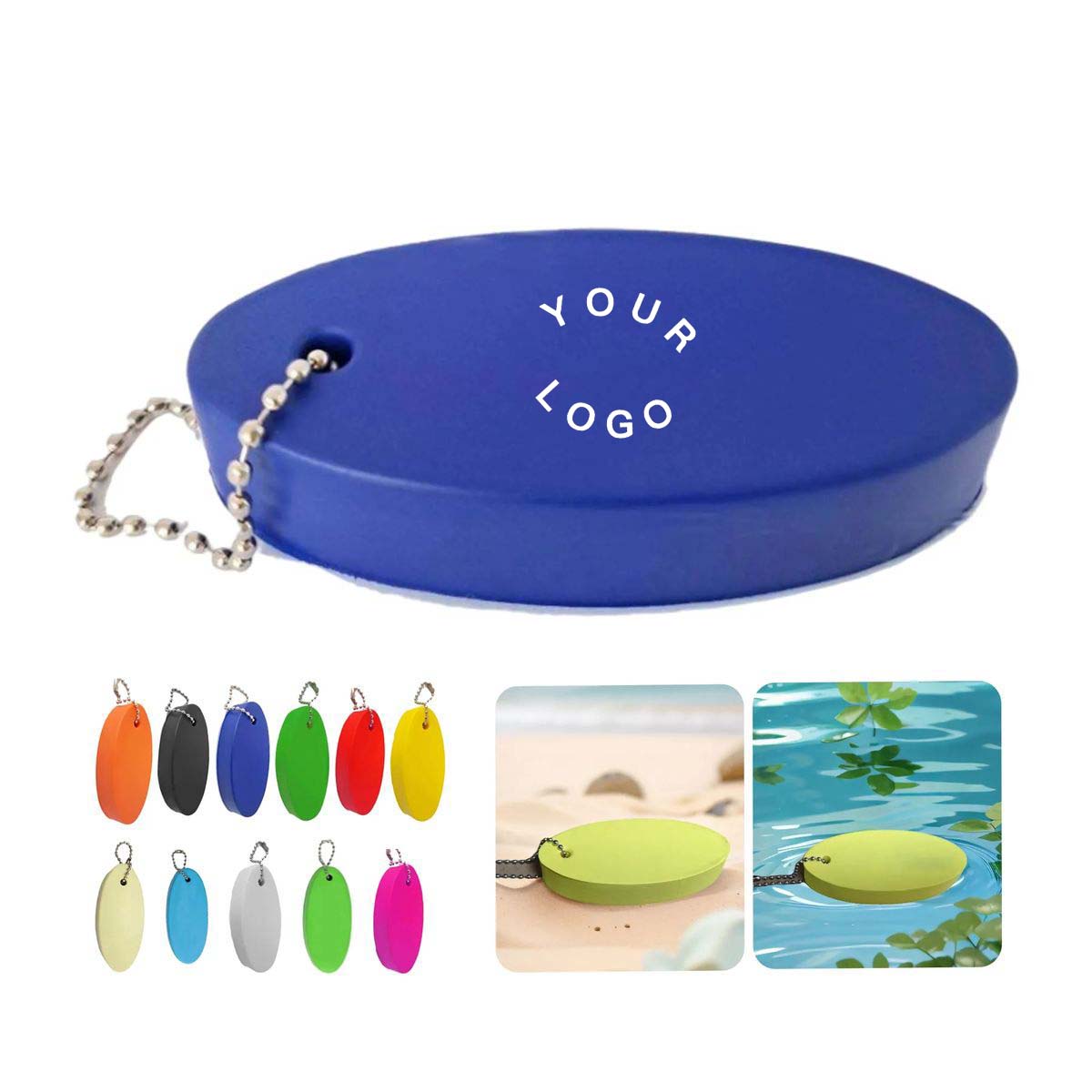 Durable Floating Keychain in Multiple Colors