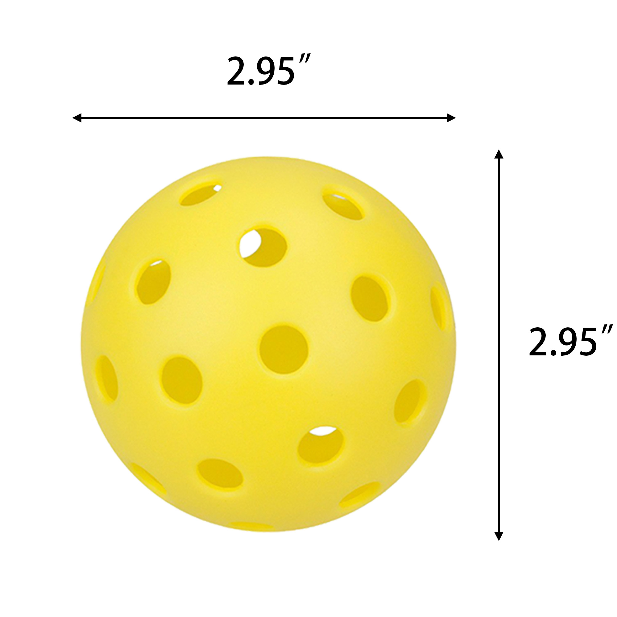 Custom Logo 40 Hole Pickleball 5
