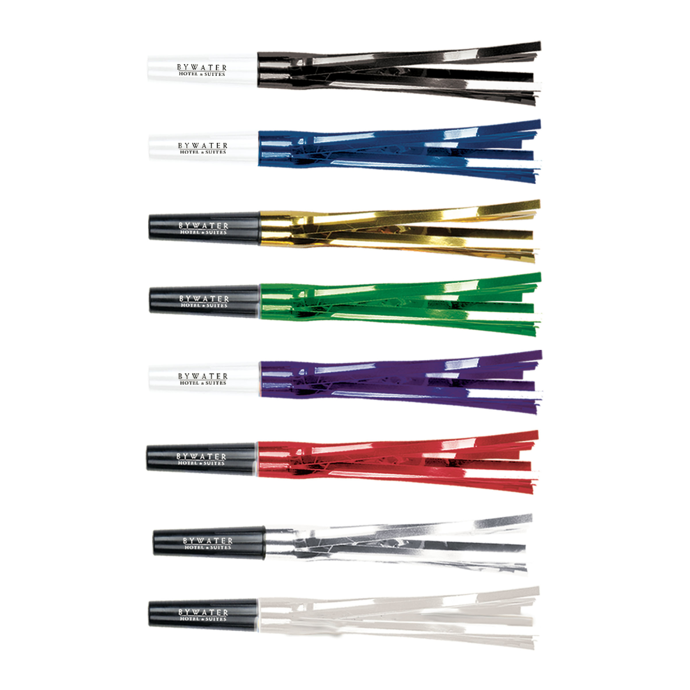 6" Squawkers Fringed Party Horns w/ Custom Direct Pad Print 3