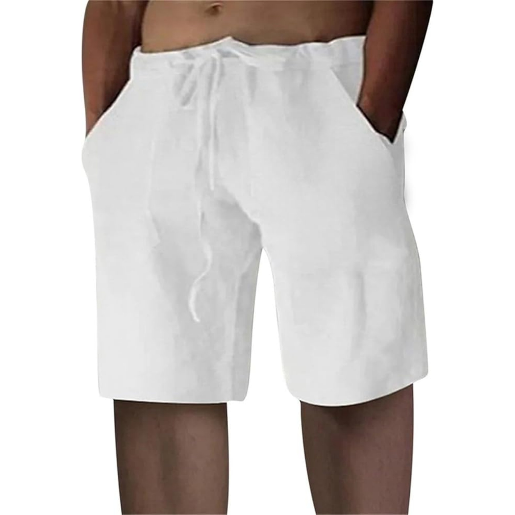 Men Linen Shorts 36