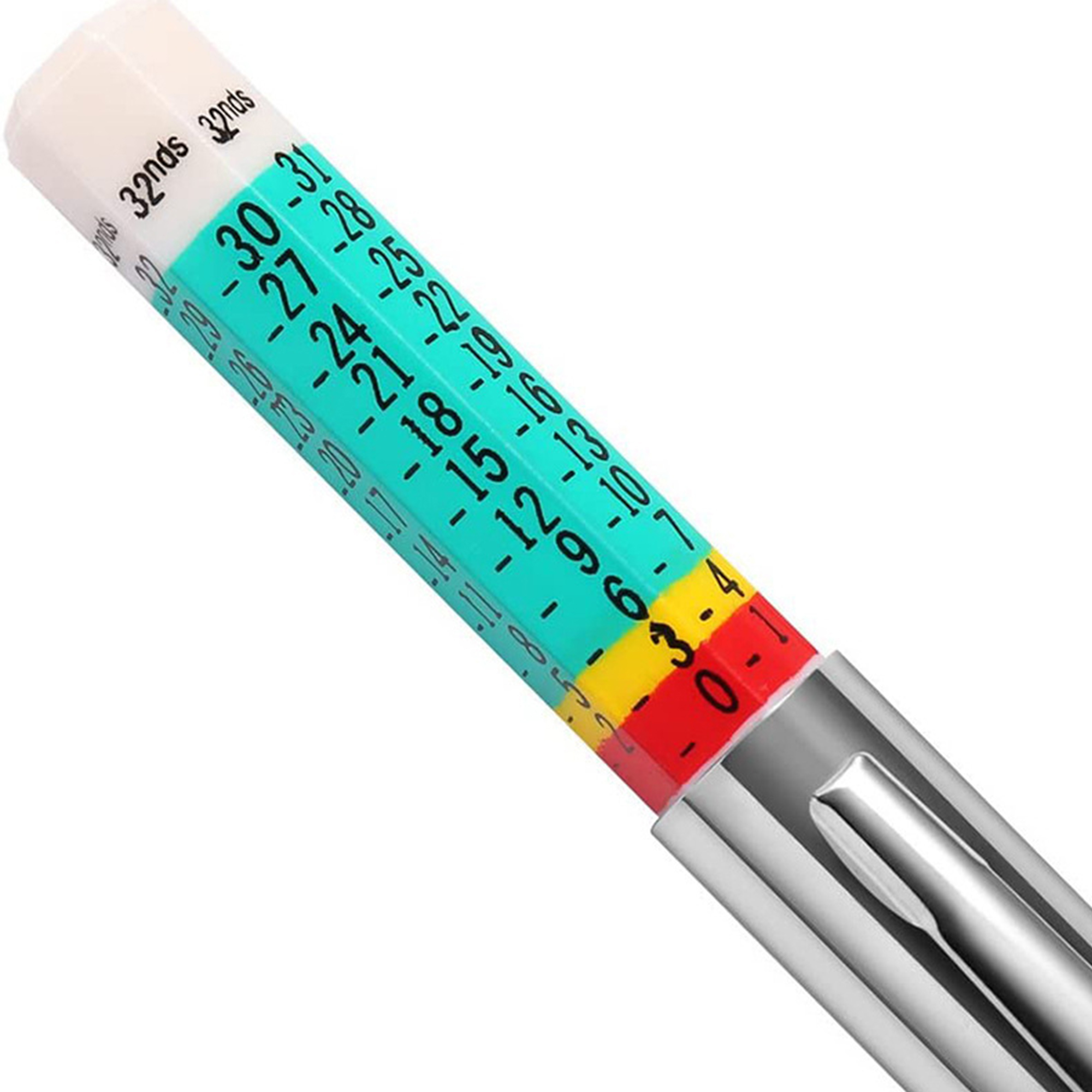 Two-Sided Smart Color Coded Tire Tread Depth Gauge 9