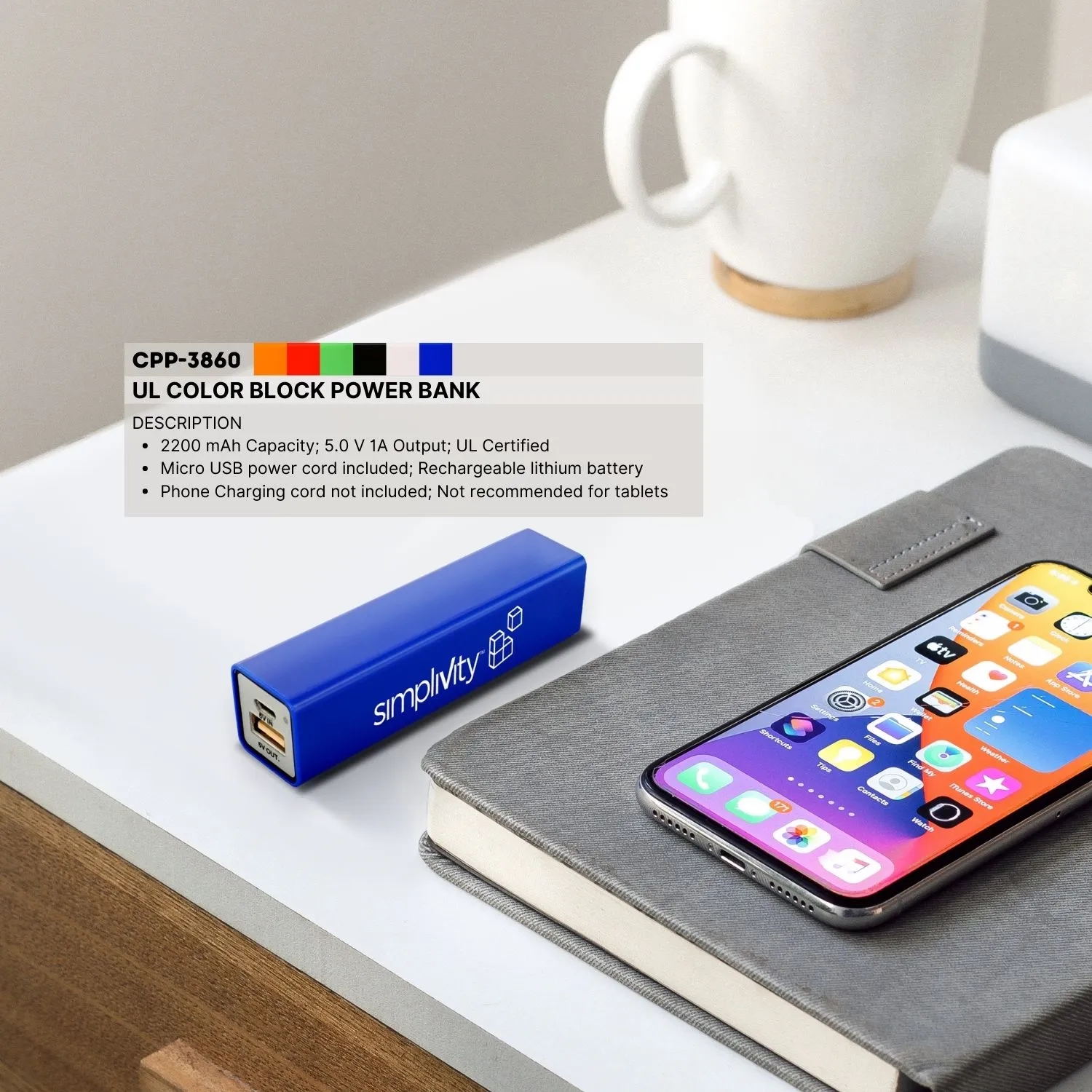 UL COLOR BLOCK POWER BANK 2