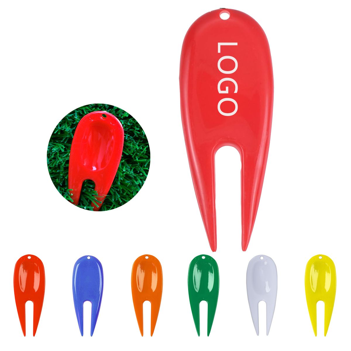 Lightweight Plastic Golf Divot Fixer Lawn Repair Tool 9