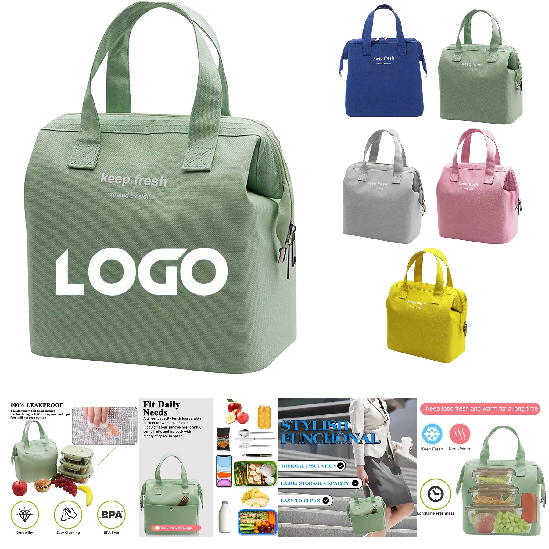 Insulated Lunch Bag