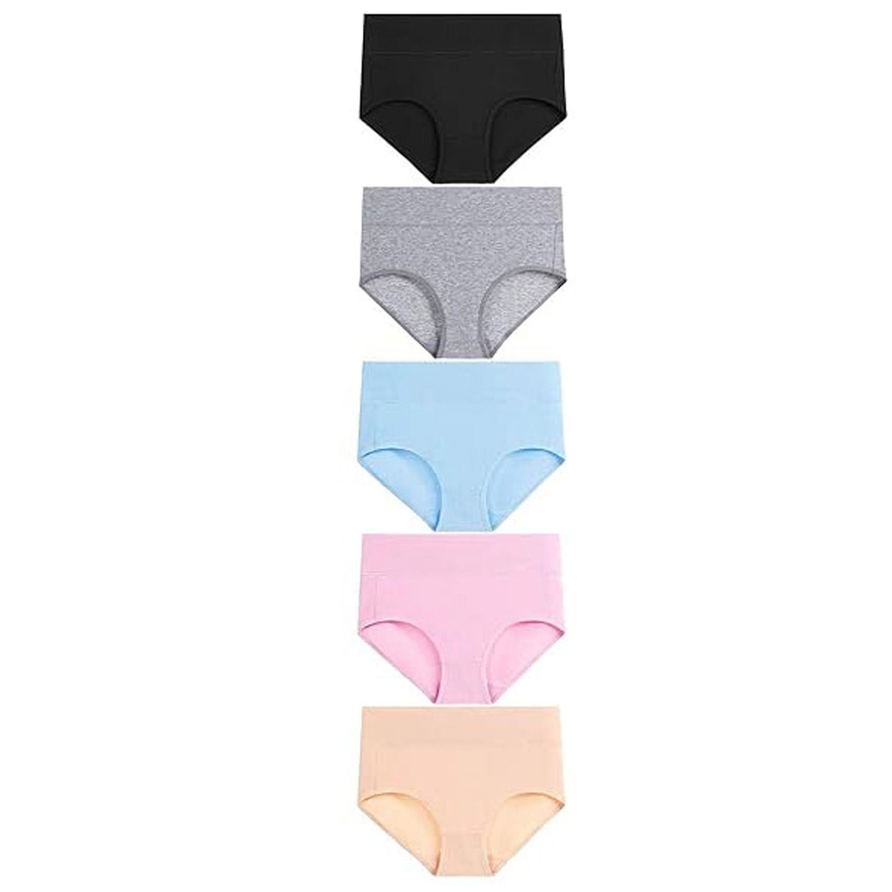 High Waisted Full Coverage Cotton Panties 3