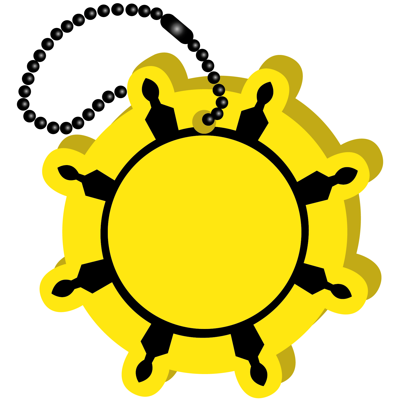 Ships Wheel Key Tag 37