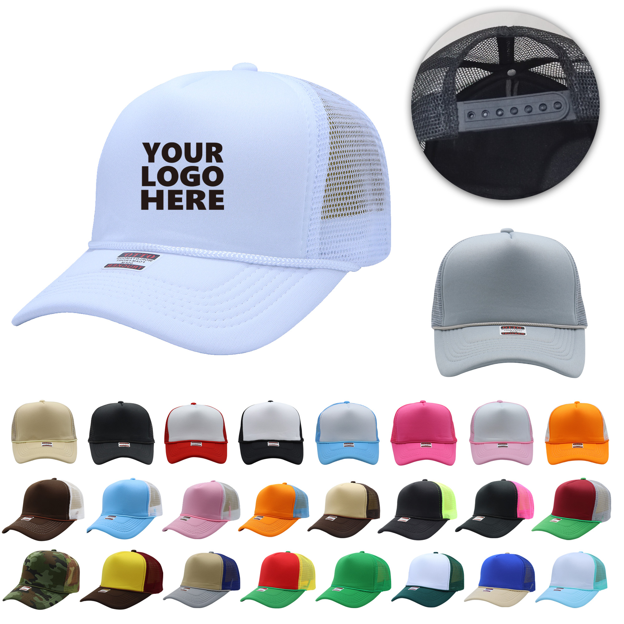 Mesh Trucker Cap Sun Protection