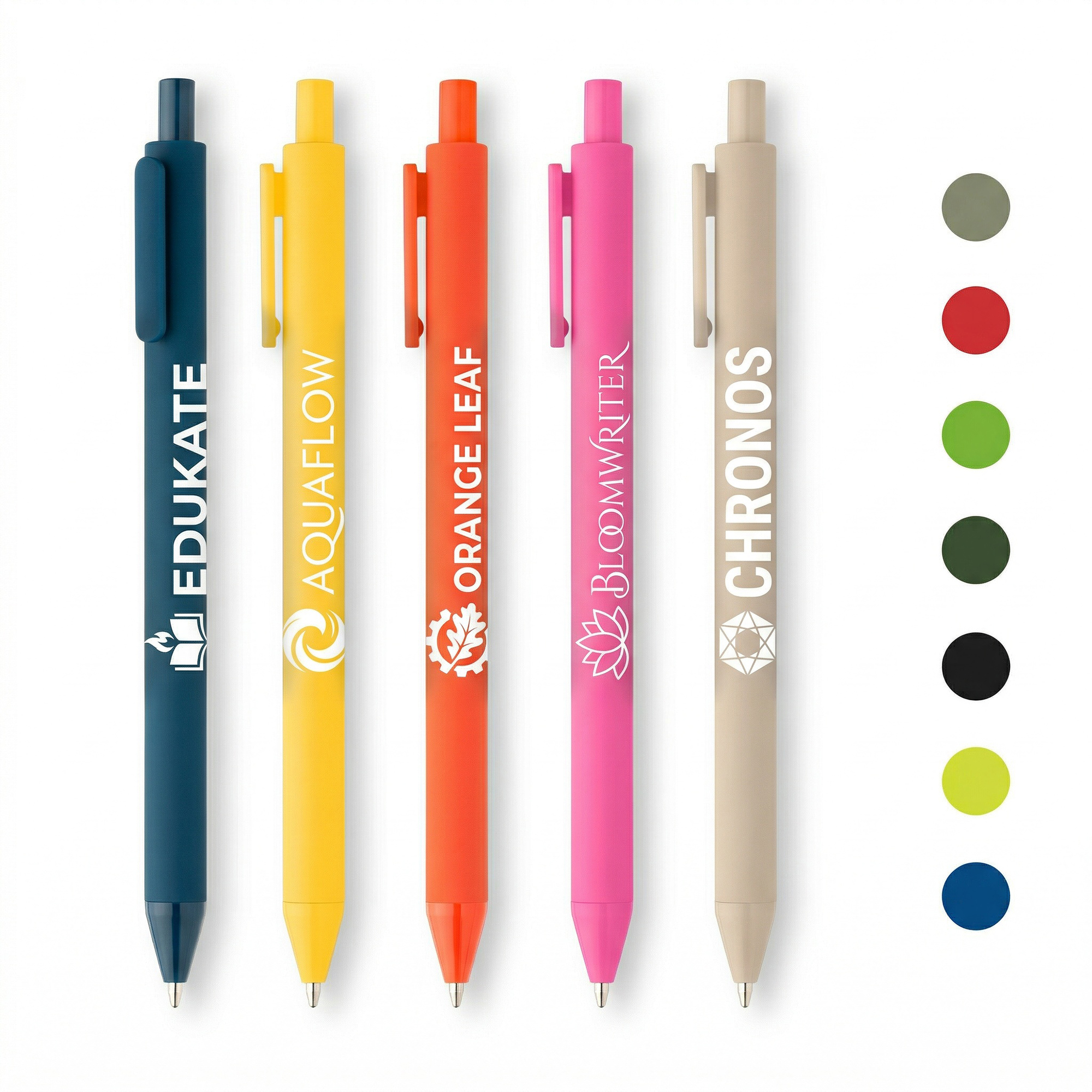Classic Plastic Ballpoint Pen Click Action