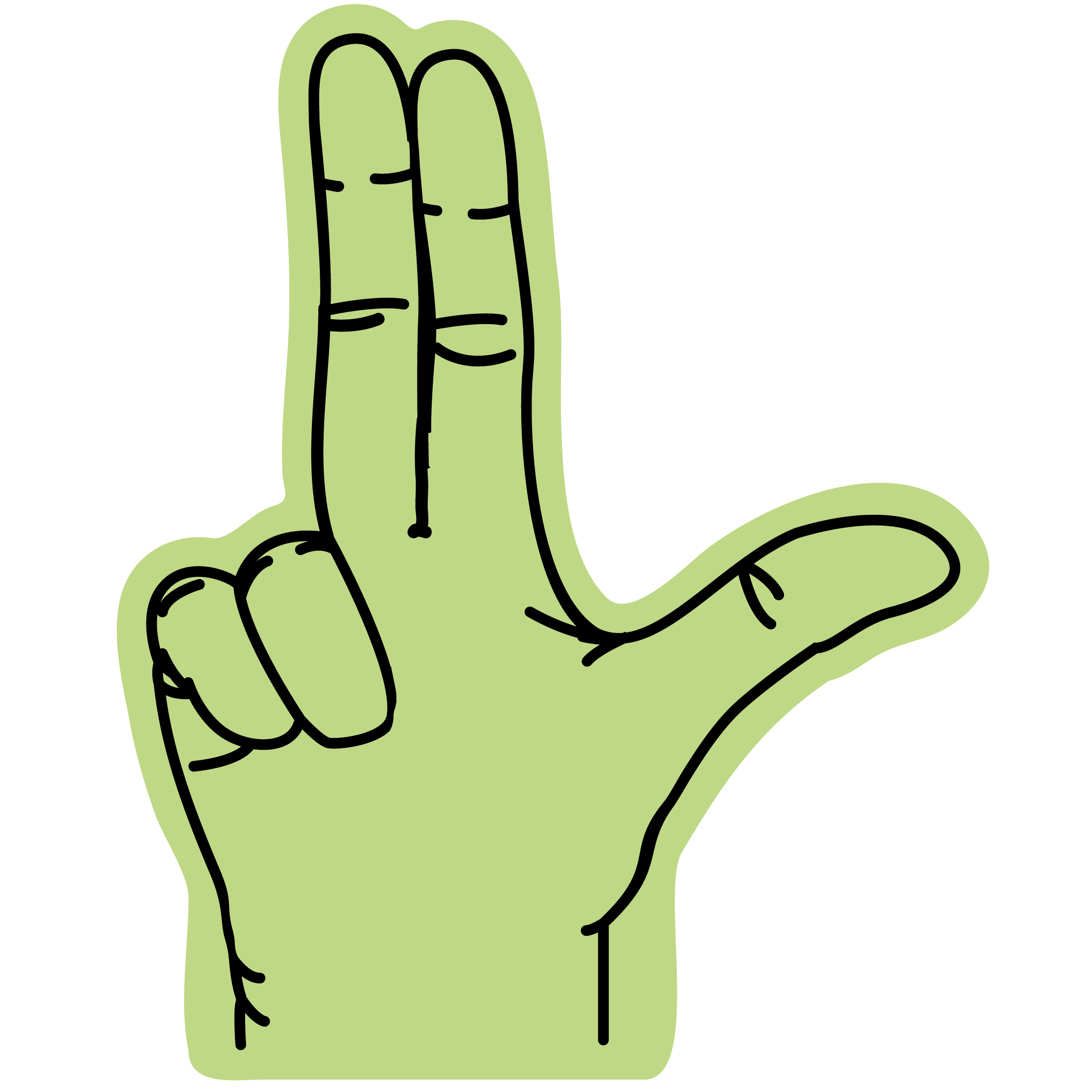 Double Finger Mitt 58