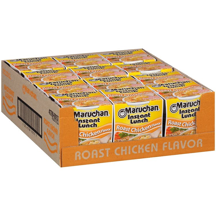 Maruchan Instant Lunch Cups - Roast Chicken 2.25 oz 12 Pack 3