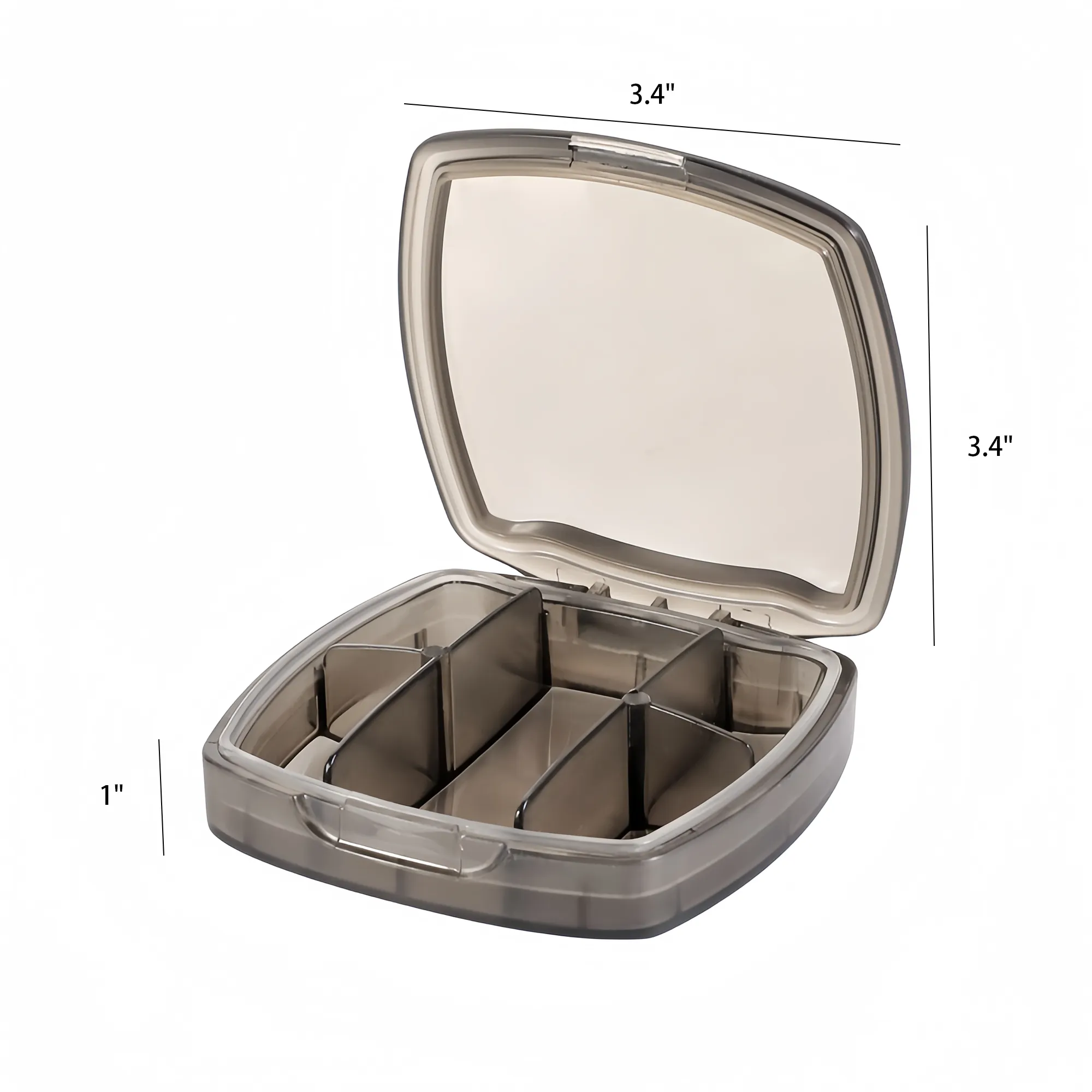 Colorful Transparent Pill Box 9