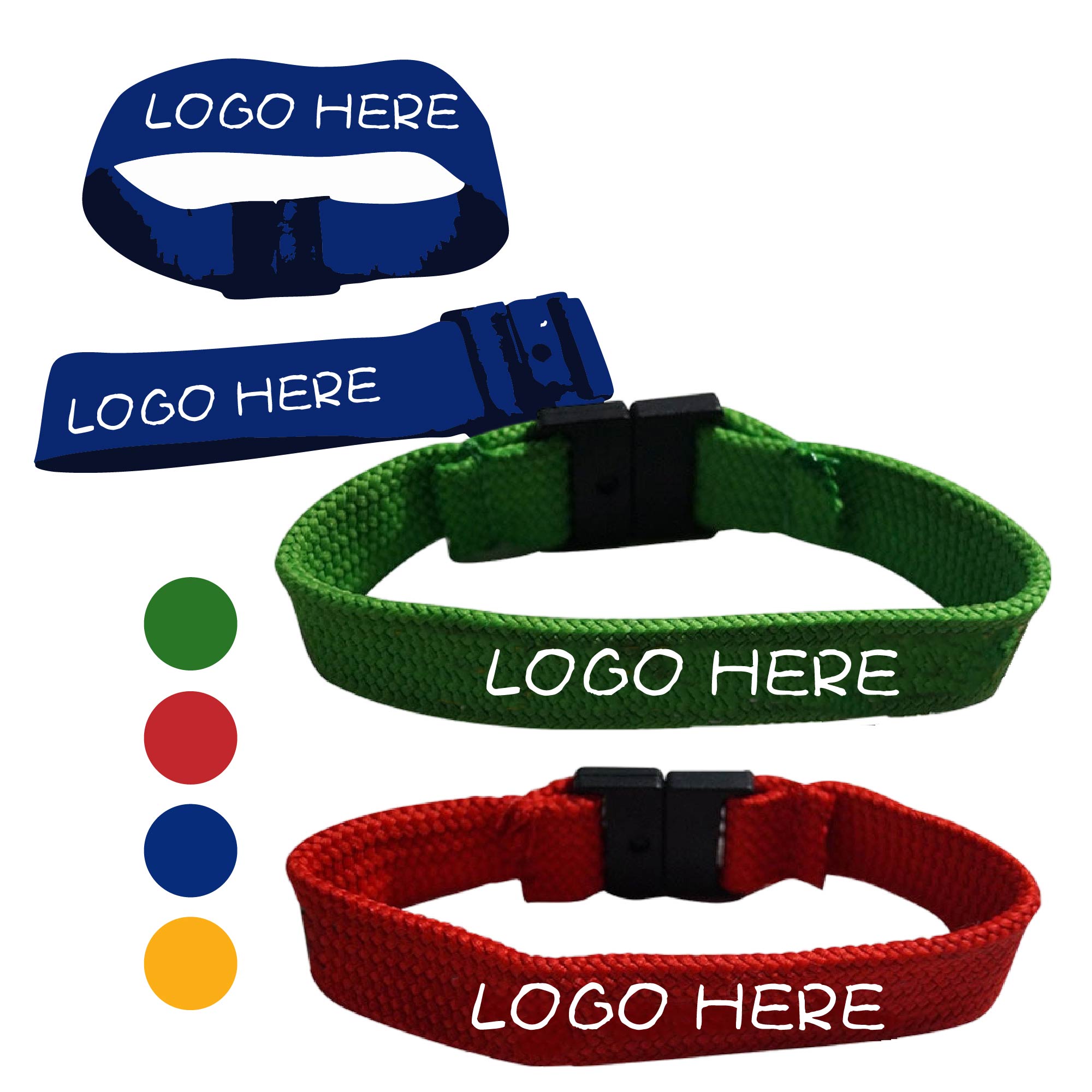 Polyester Elastic Wristbands