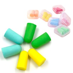 Sponge Earplugs In Storage Cases