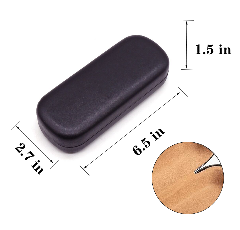 Portable Leather Glasses Storage Case 8