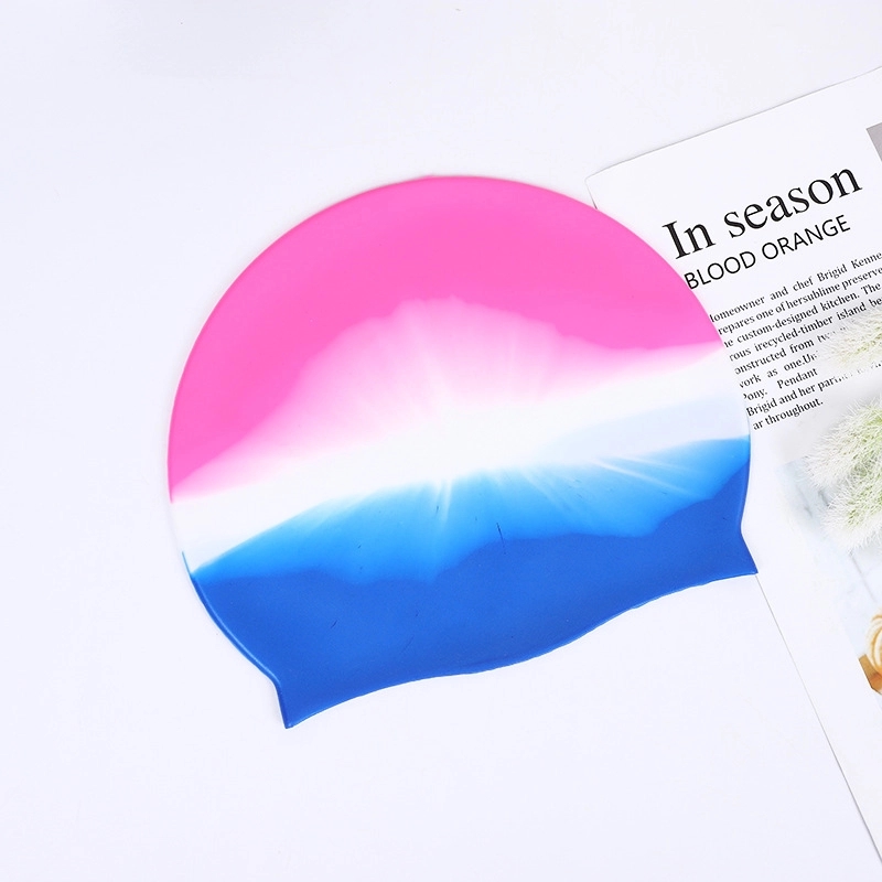 Colorful Silicone Swim Caps for Adult