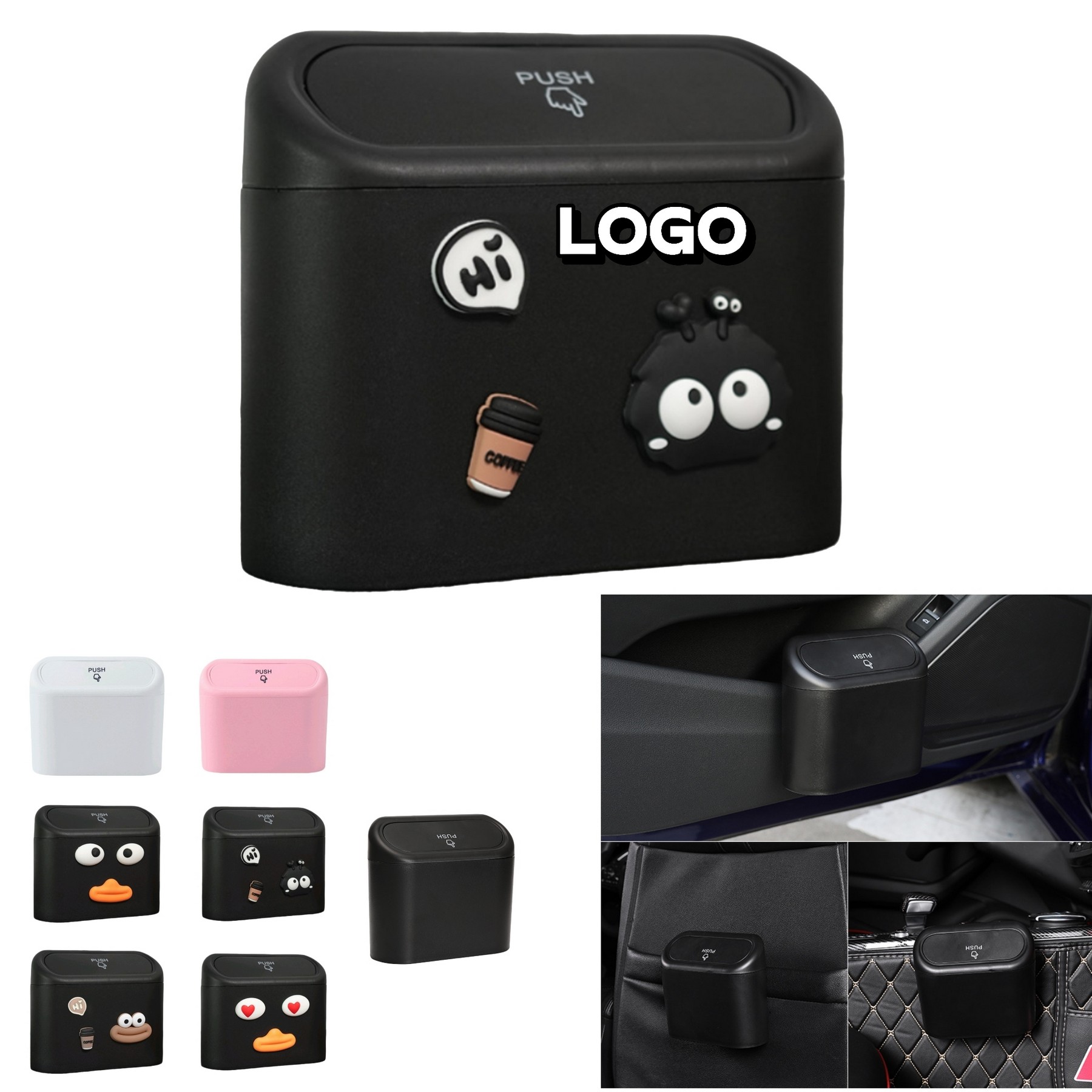 Leakproof Car Trash Bag Door Hanger
