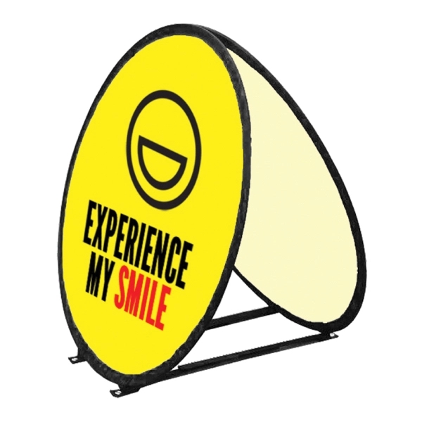 Circle Pop-Up Banner 47" Diameter