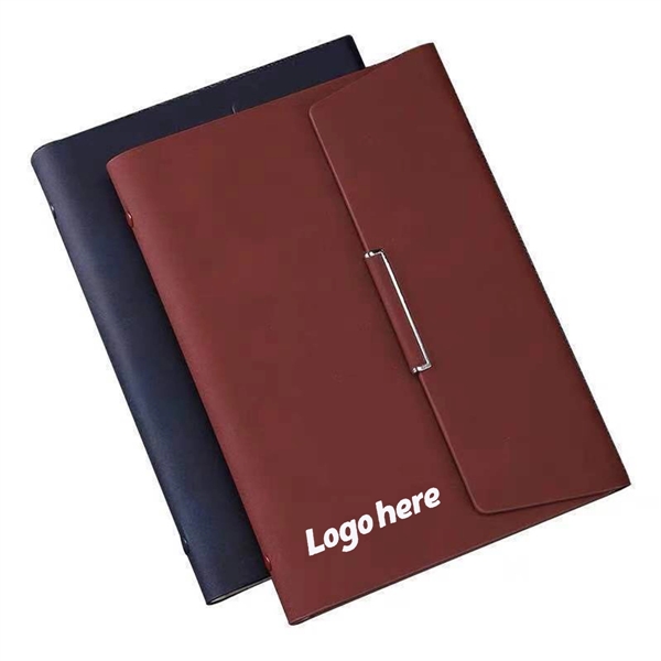 Leather Binder Portfolio Padfolio Folder