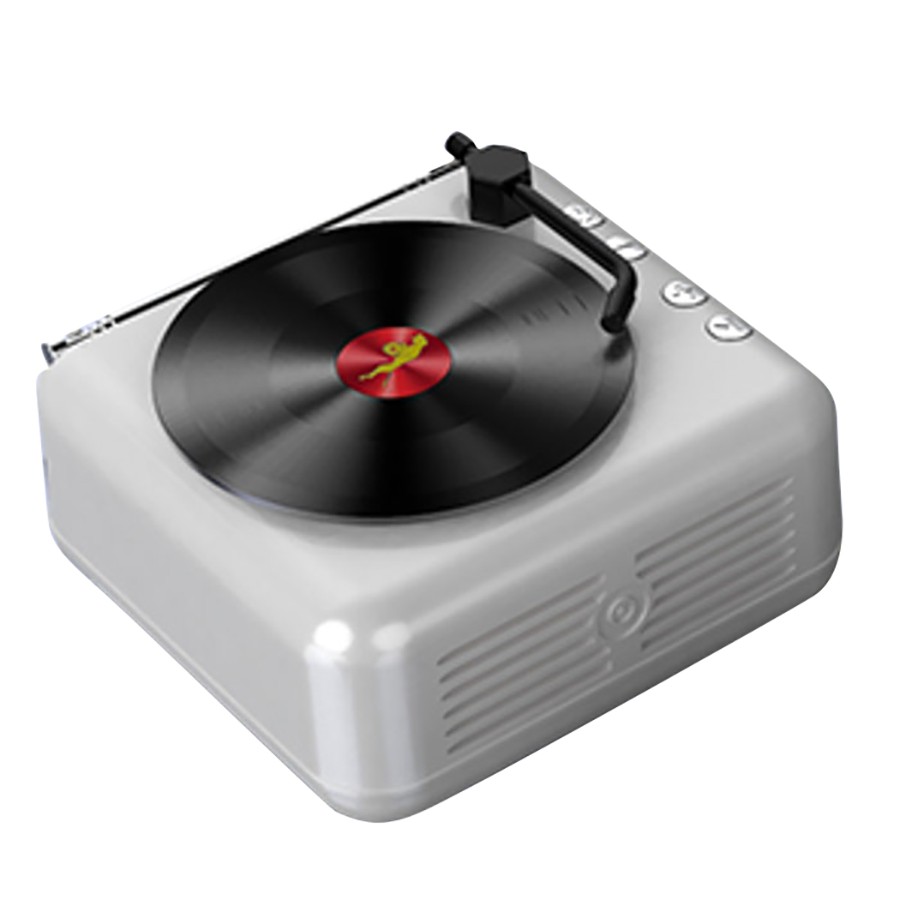 SonicWave Retro Record Player Shaped Bluetooth Speaker 13