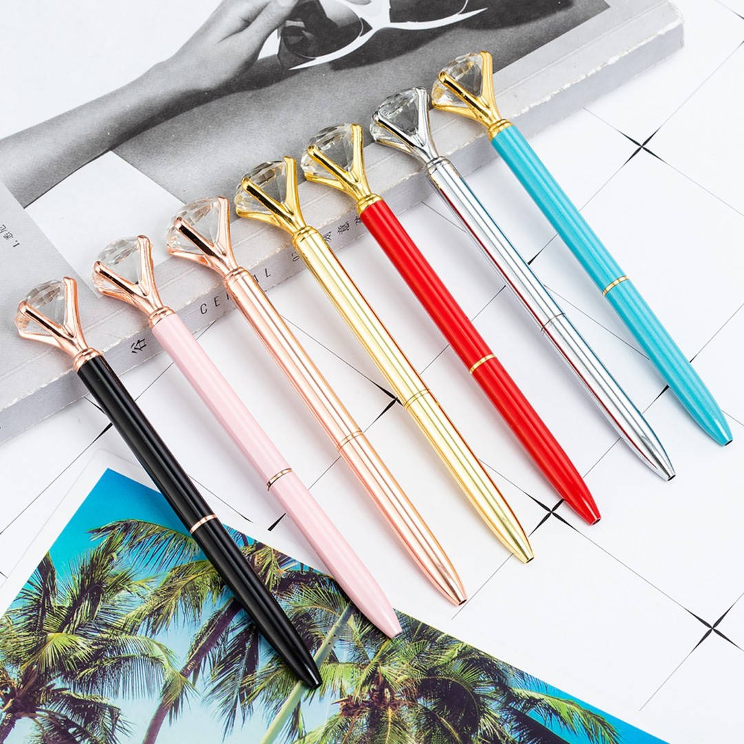 Crystal Metal Ballpoint Pen for School/ Office