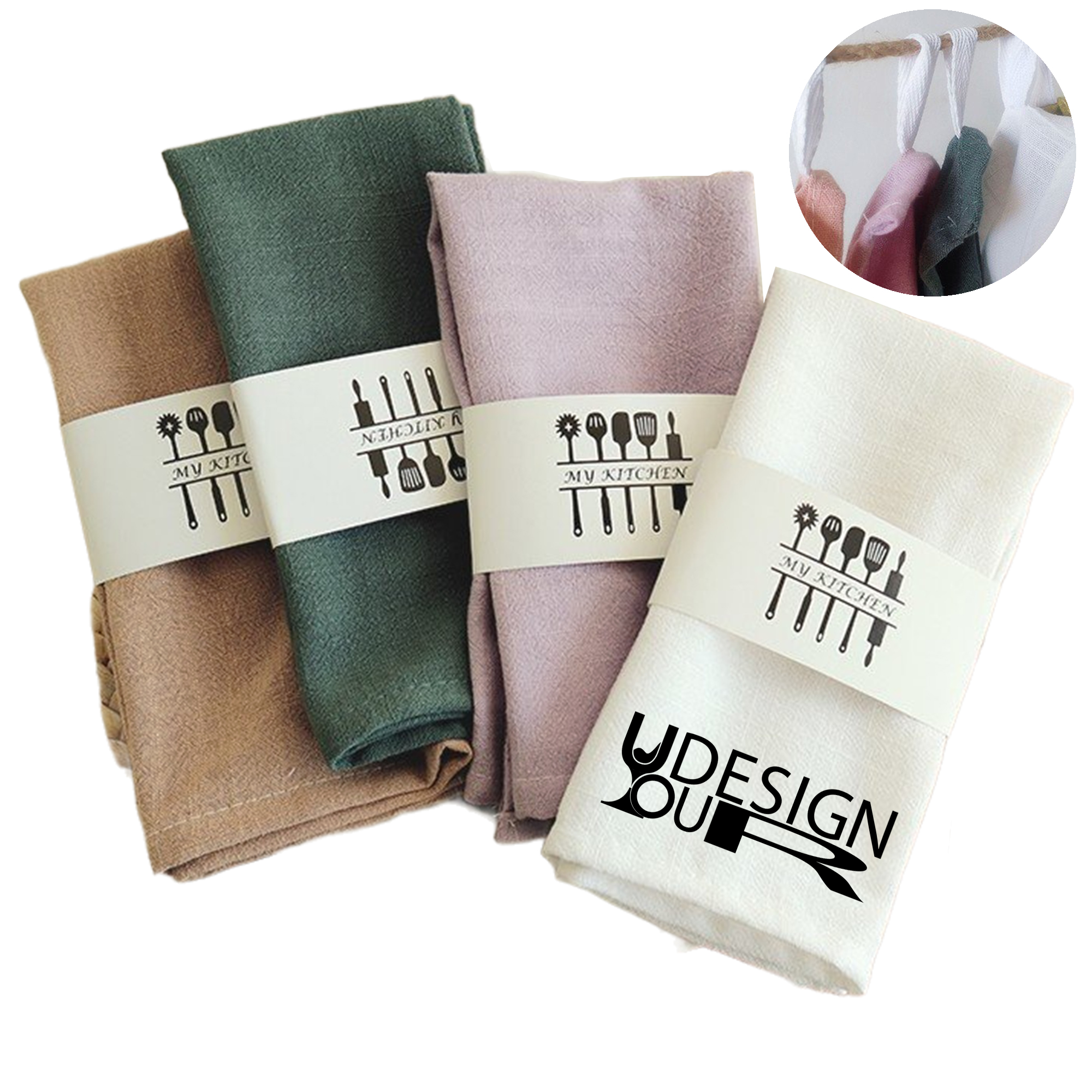 Reusable Cotton Linen Napkins for Kitchen & Events 3