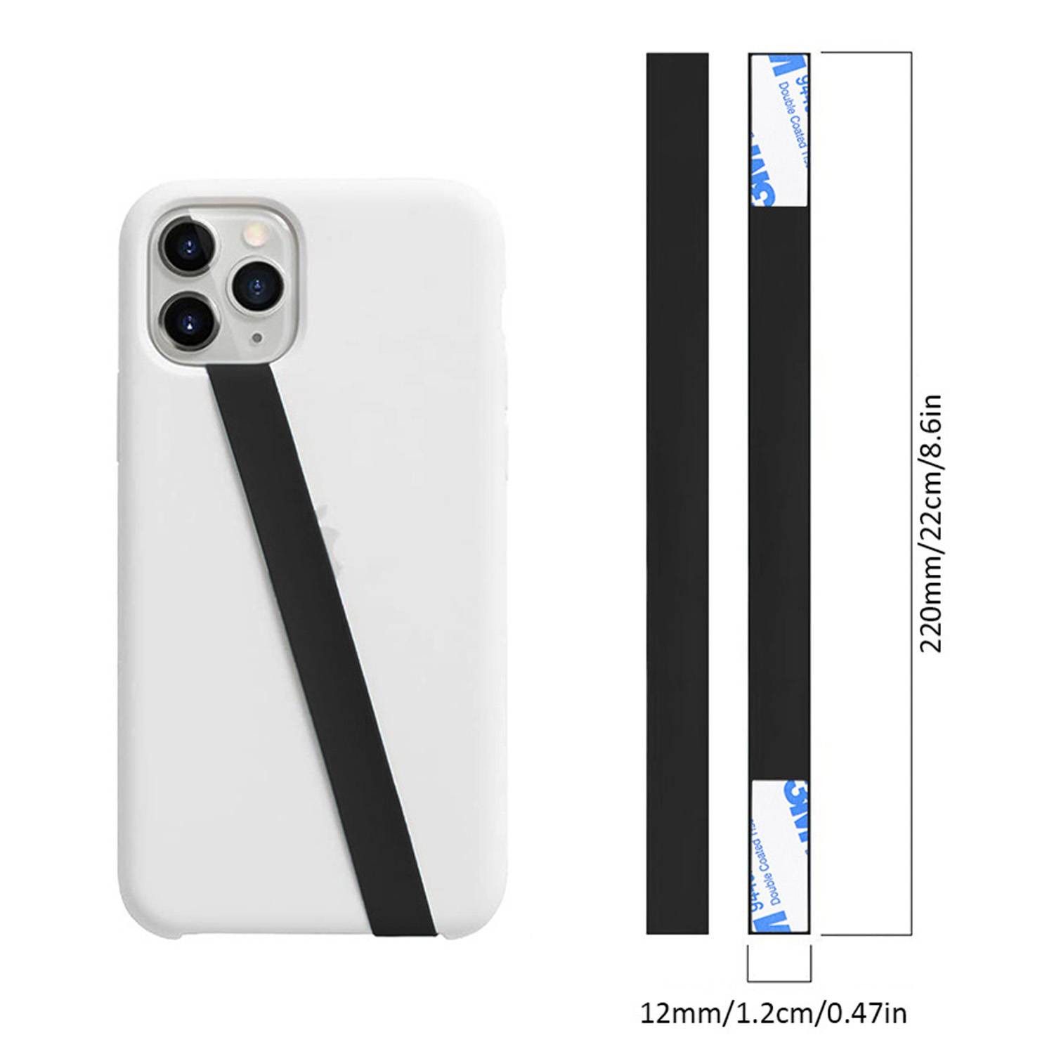 Silicone phone grip loop
