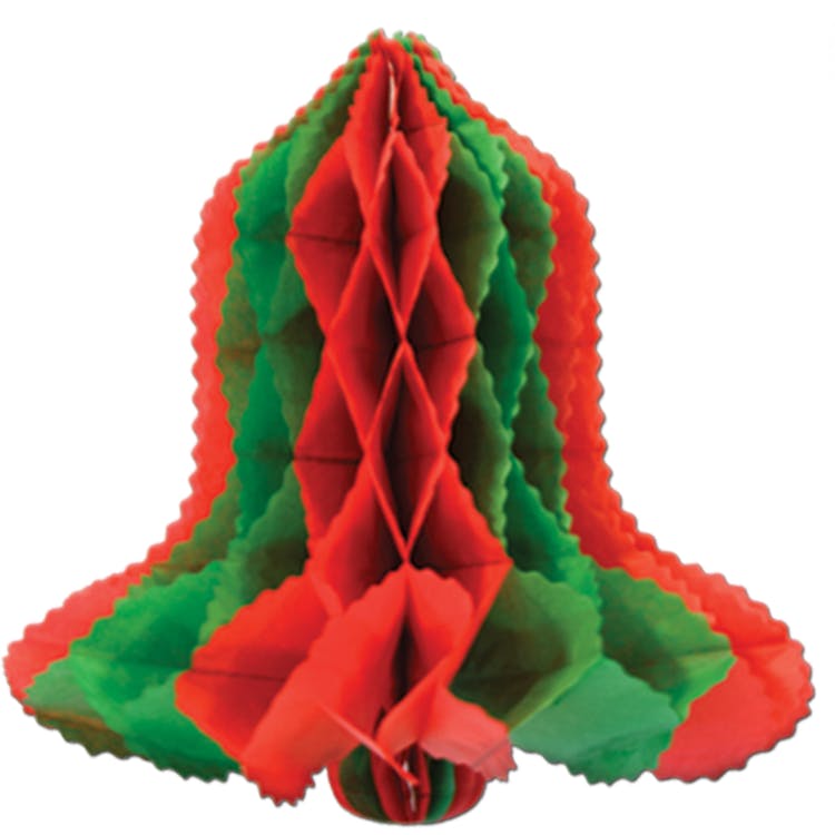 Tissue Bells - Red Green 12" 3