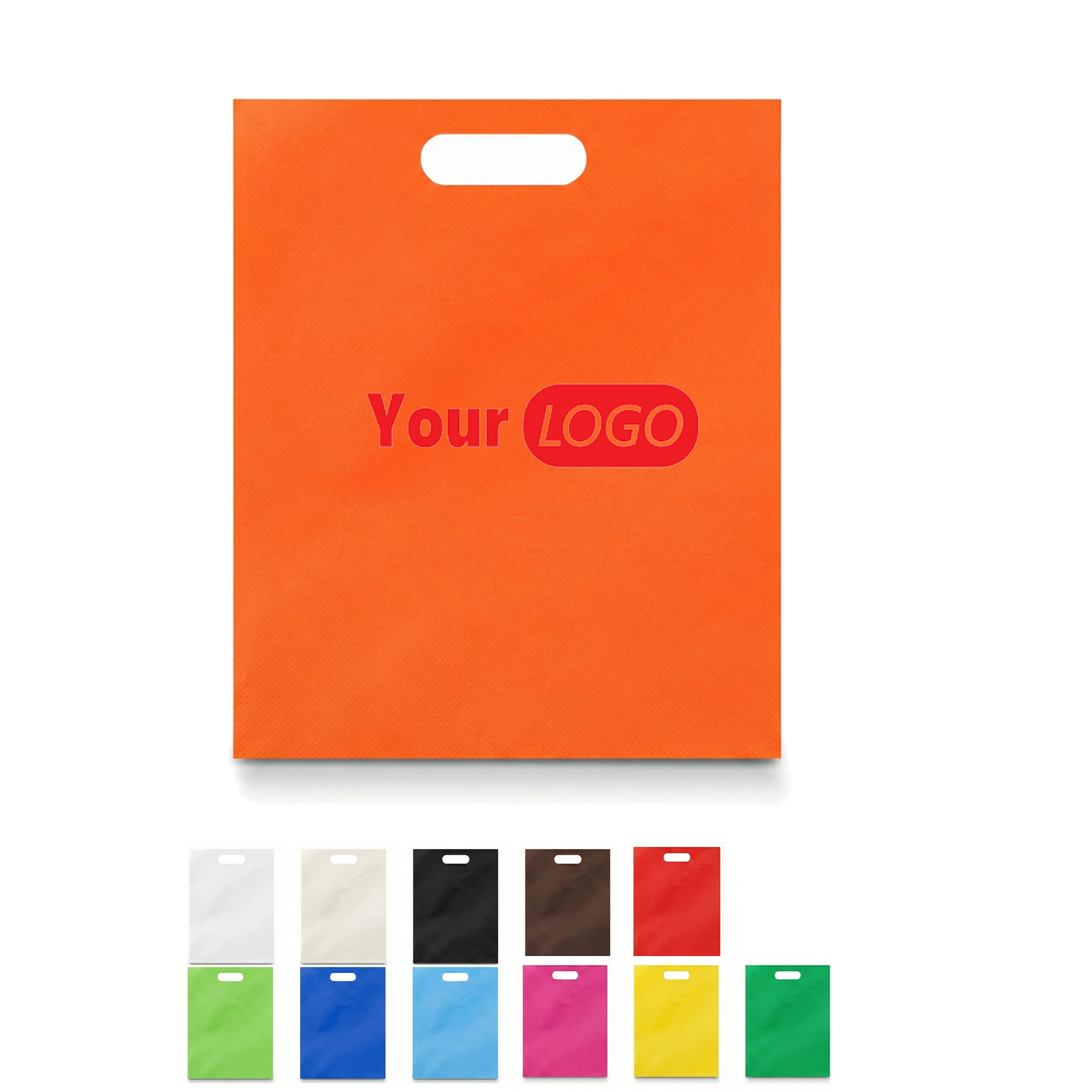 Large Non-Woven Flat Die-Cut Handle Merchandise Bag