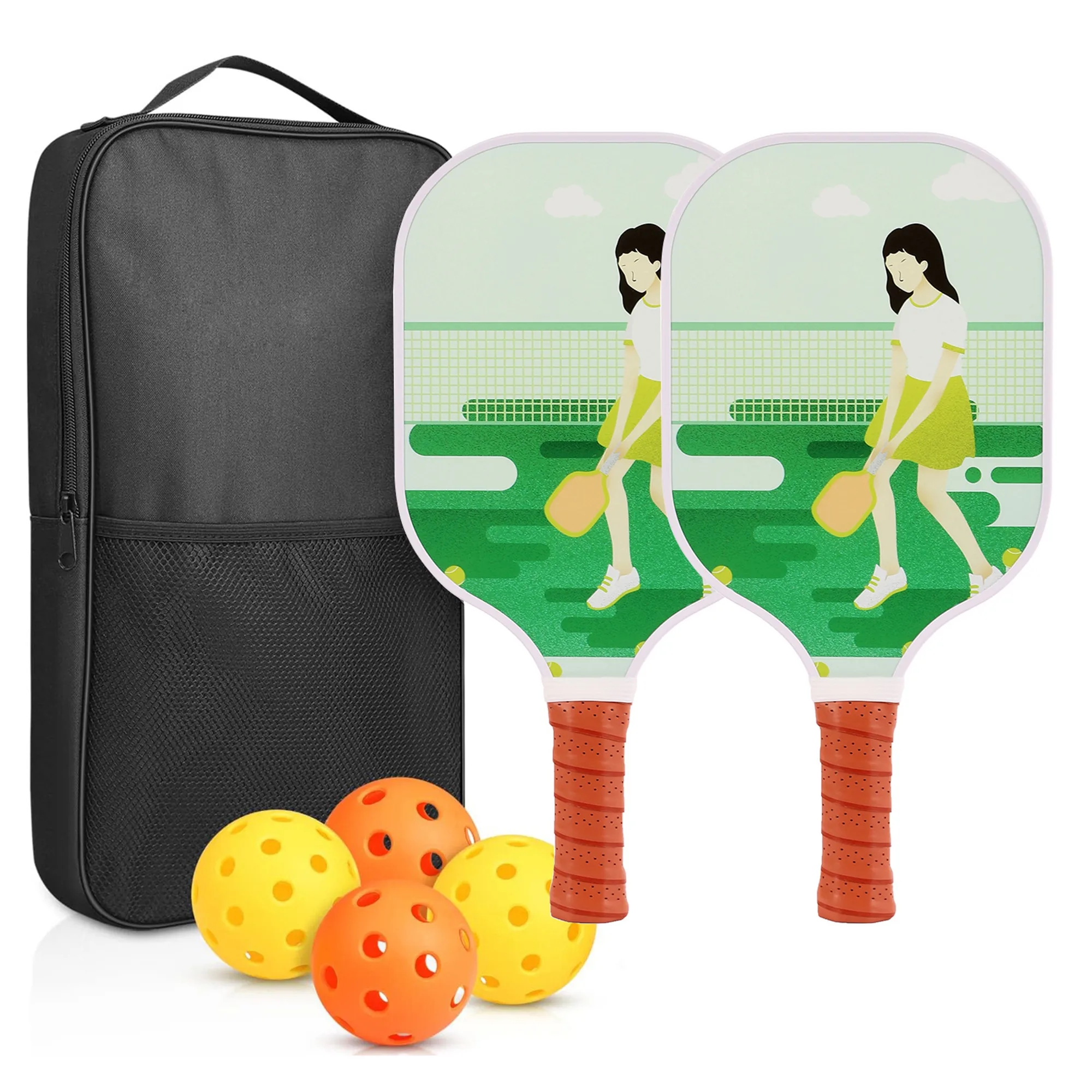 Portable Carry Bag Pickleball Paddles Set 13