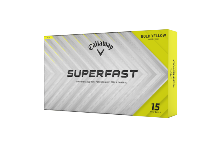 Callaway Superfast Golf Balls 15-Ball Pack - Bold Yellow 2