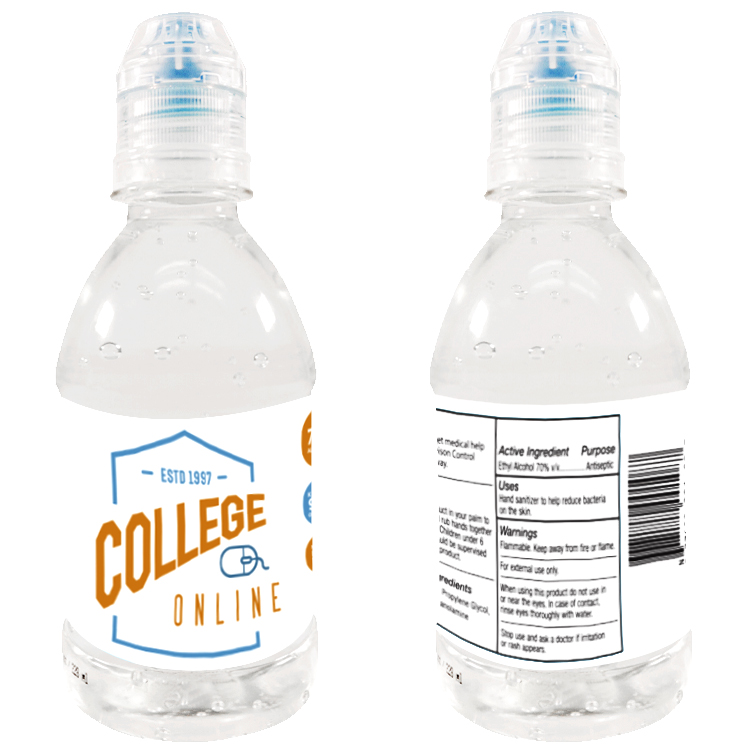 7.8oz Hand Sanitizer Gel Bottle 5