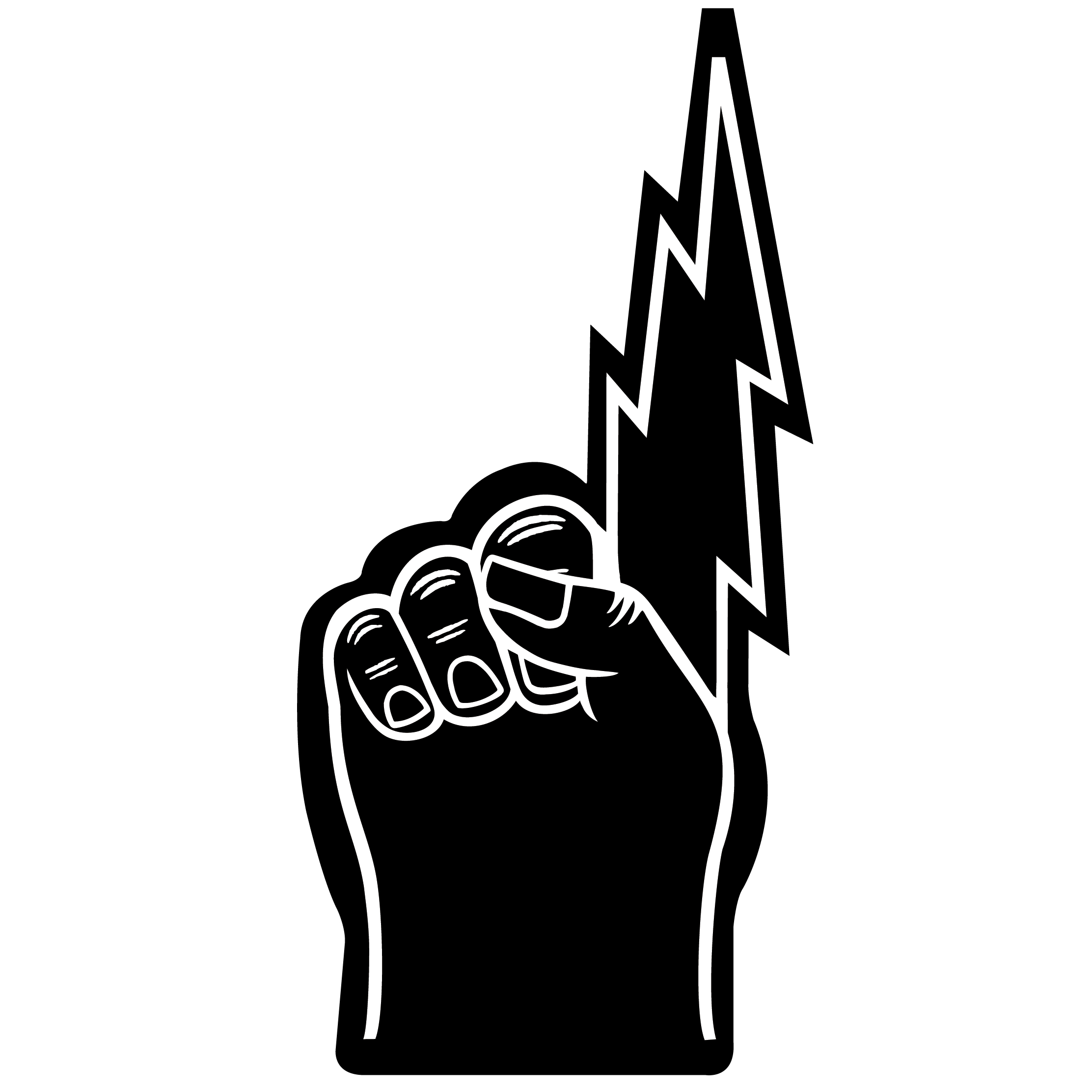 18" Lightning Bolt Hand 56