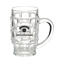 17.75 oz. Beer Garden Glass Mug (1 Color Imprint)