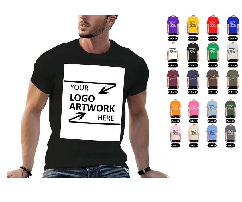 160 gsm Cotton T Shirt for Logo Printing
