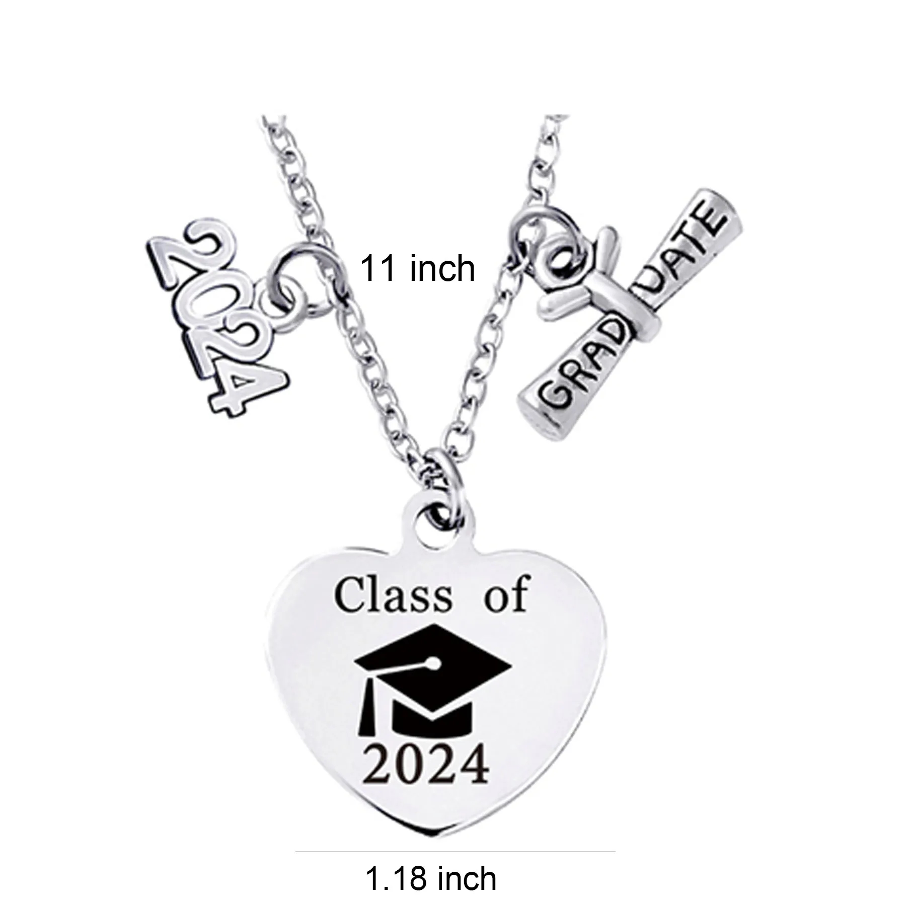 Stainless Steel Graduation Gift Necklace 14