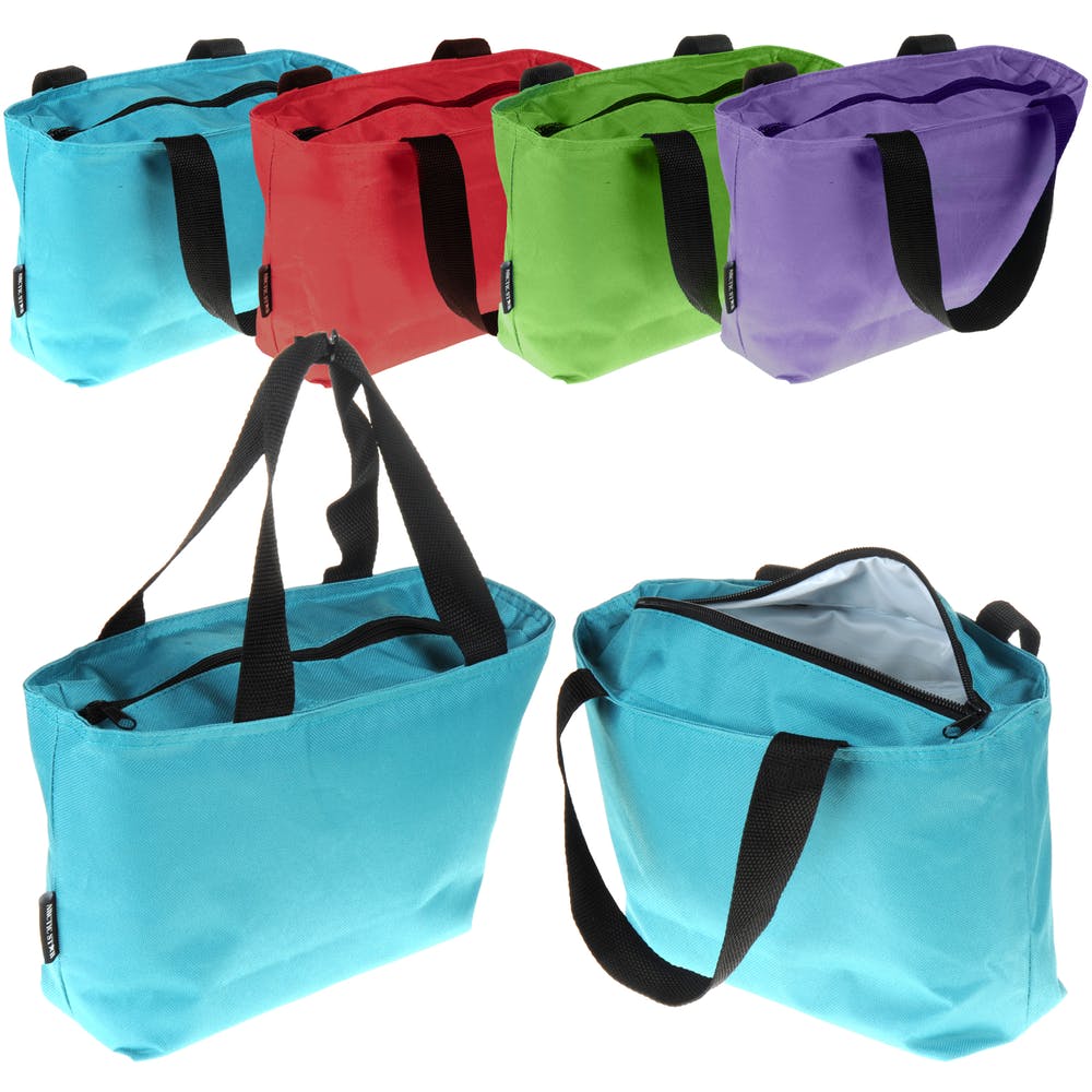 Insulated Tote Bags - 11.5" x 7" Assorted 3