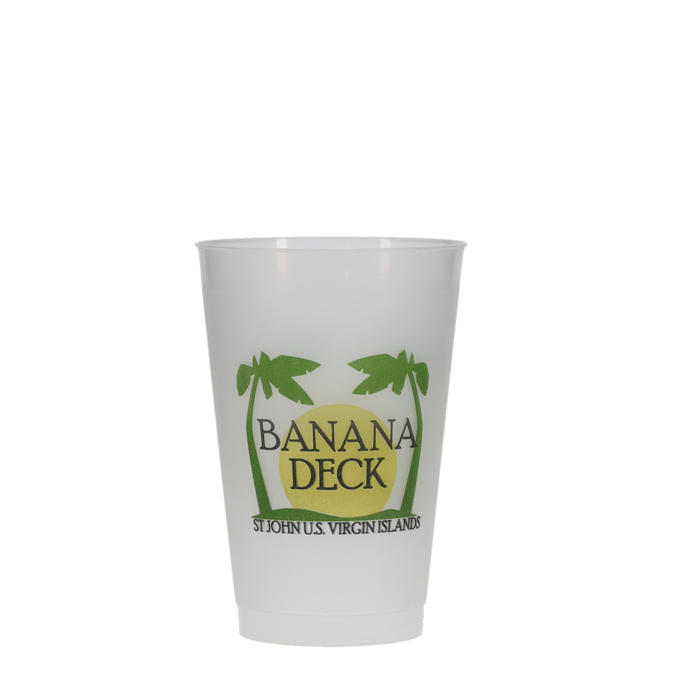 14 oz Frost-Flex Plastic Cup Frosted Hi-Speed Print 7