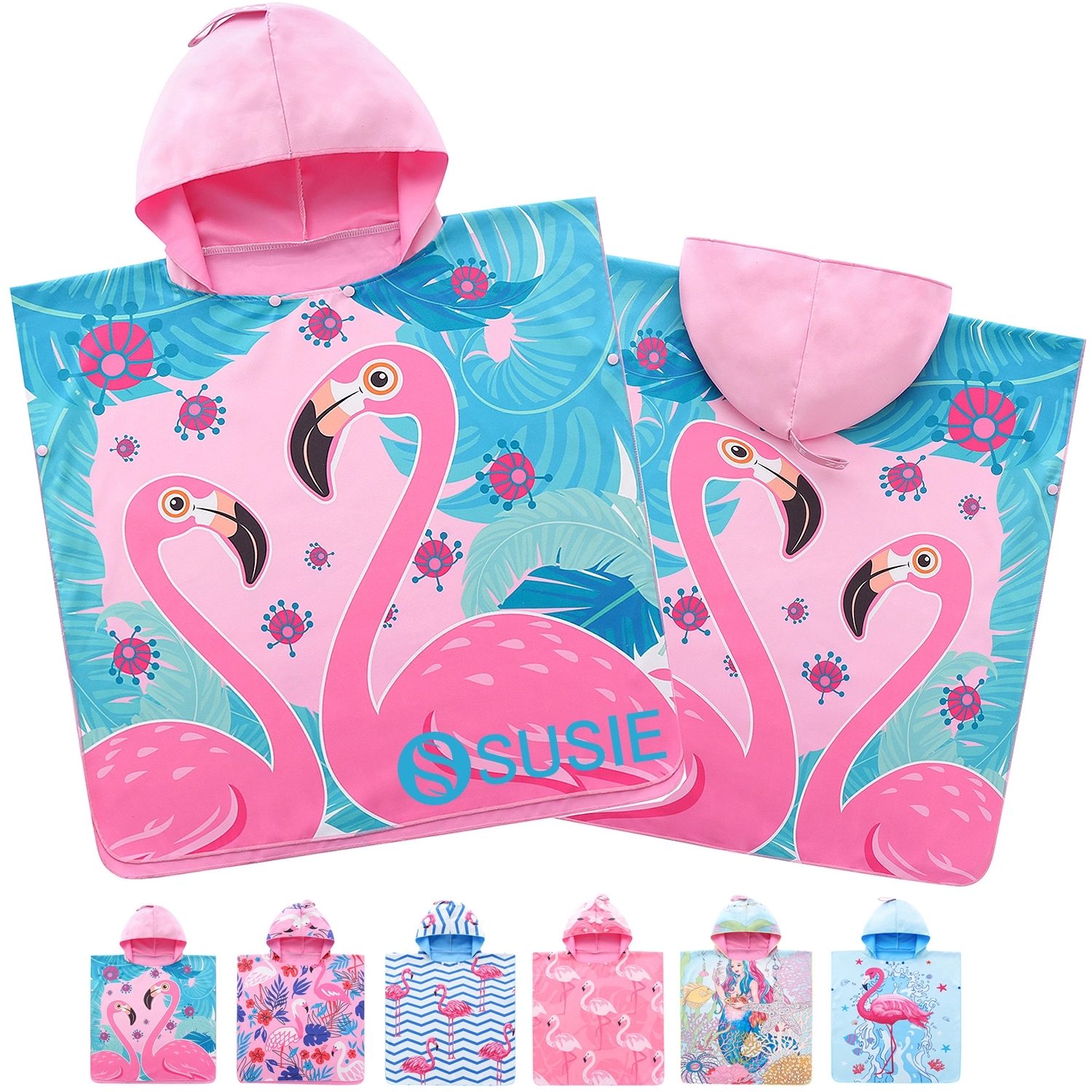 Kids Hooded Beach Towel