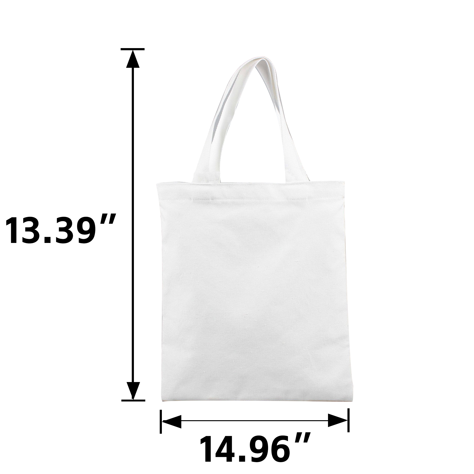 Durable Canvas Trade Show Tote with Long Handles 5