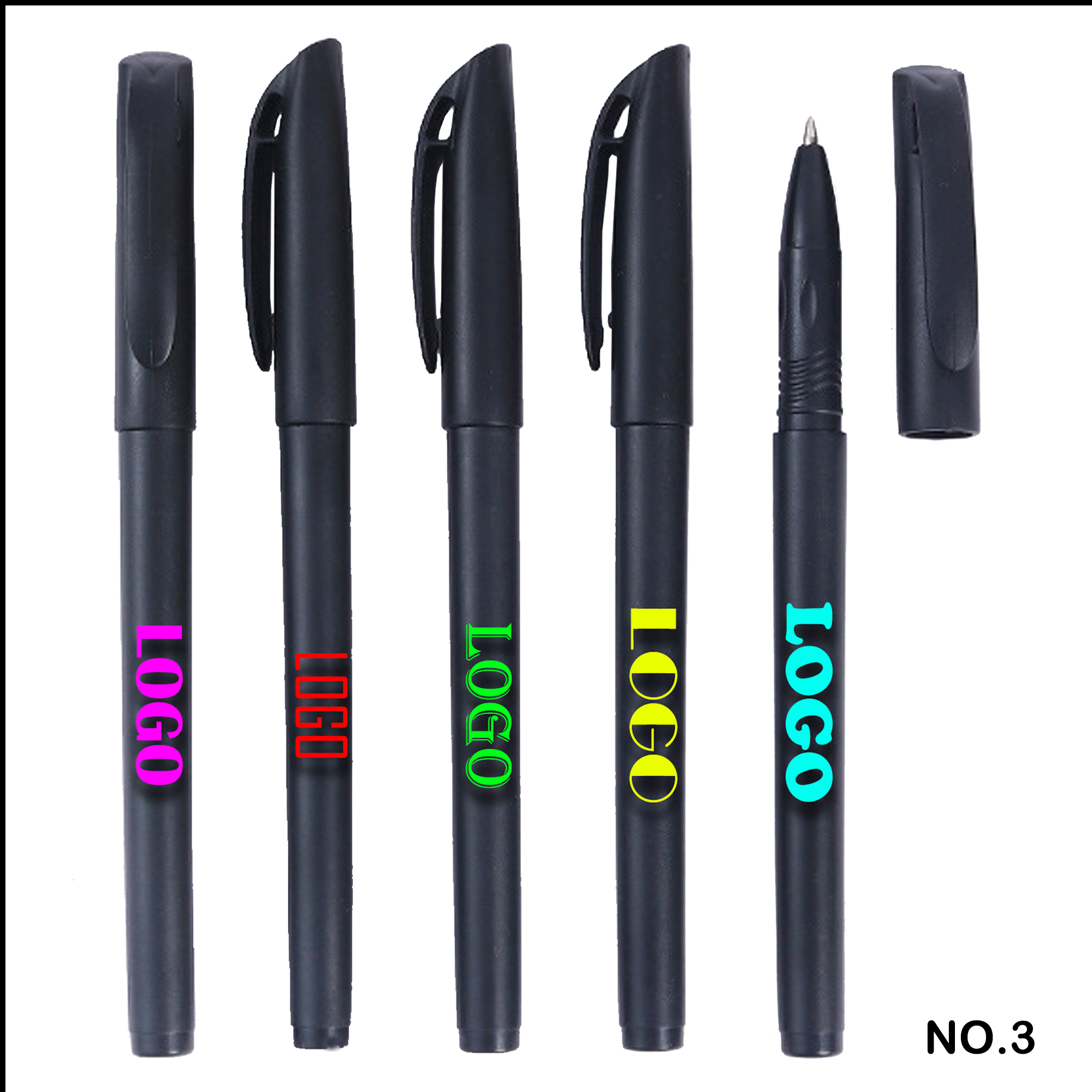 Frosted Matte Black Gel Pen