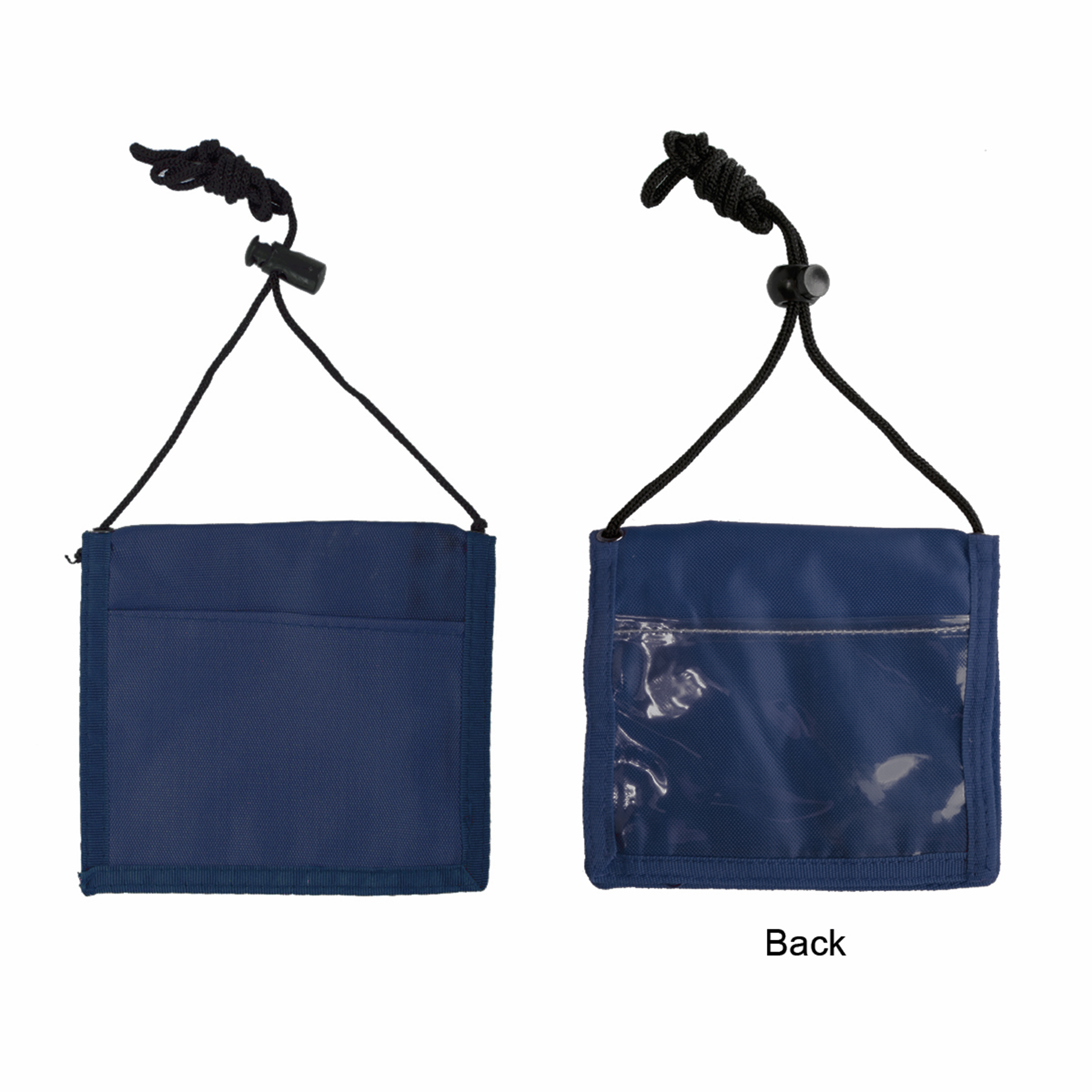 210D Nylon Bi-Fold Neck Wallet Badge Holders -Close out 27