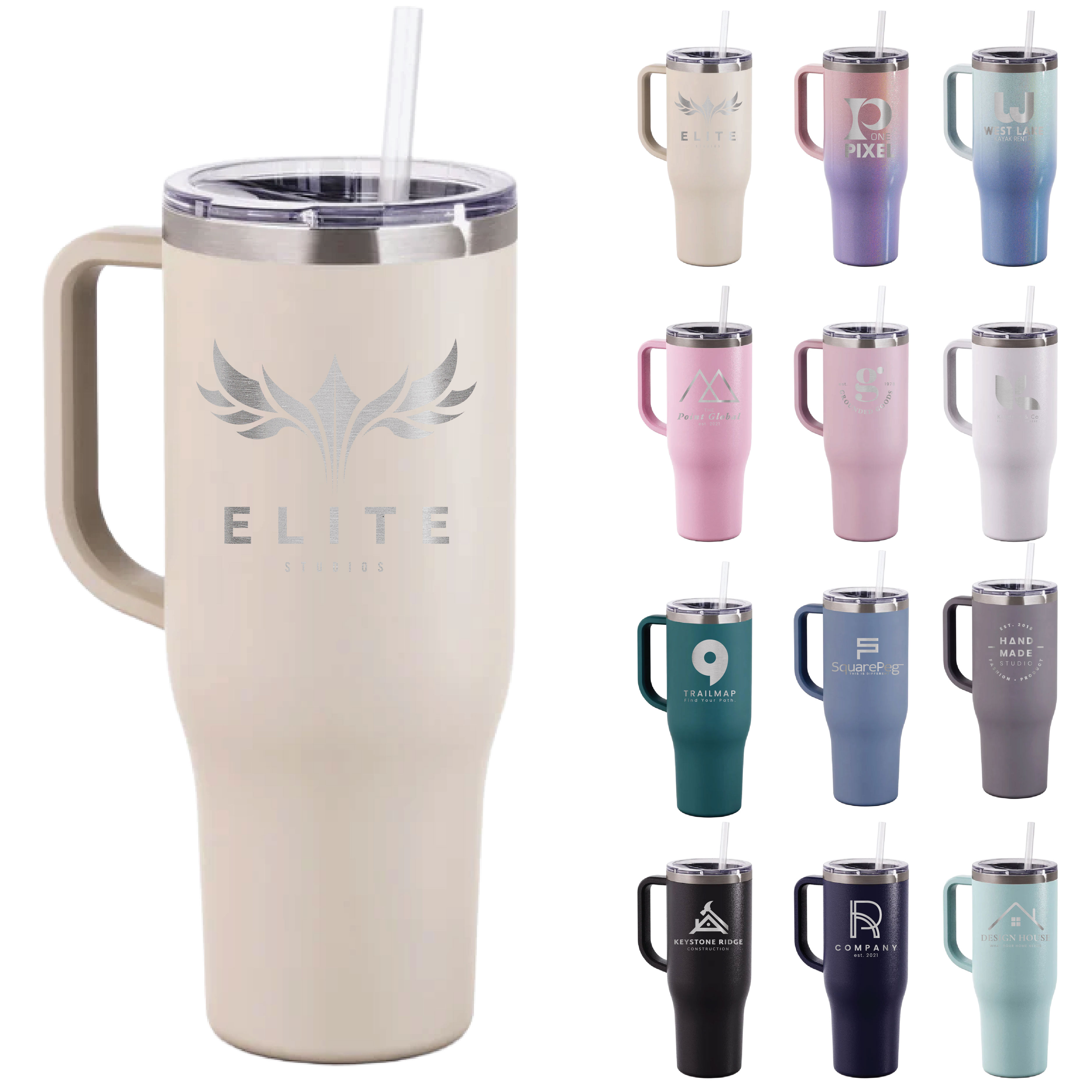 Maars 40oz Charger Stainless Steel Travel Mugs