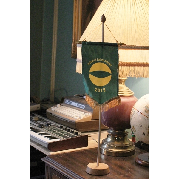 Dye Sublimation Mini Podium Banners - Poly Satin 6" x 9"