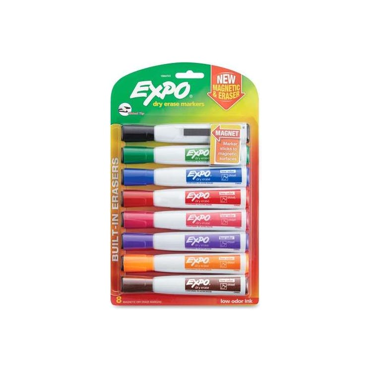 Magnetic Dry Erase Markers - Assorted 8 Pack 3