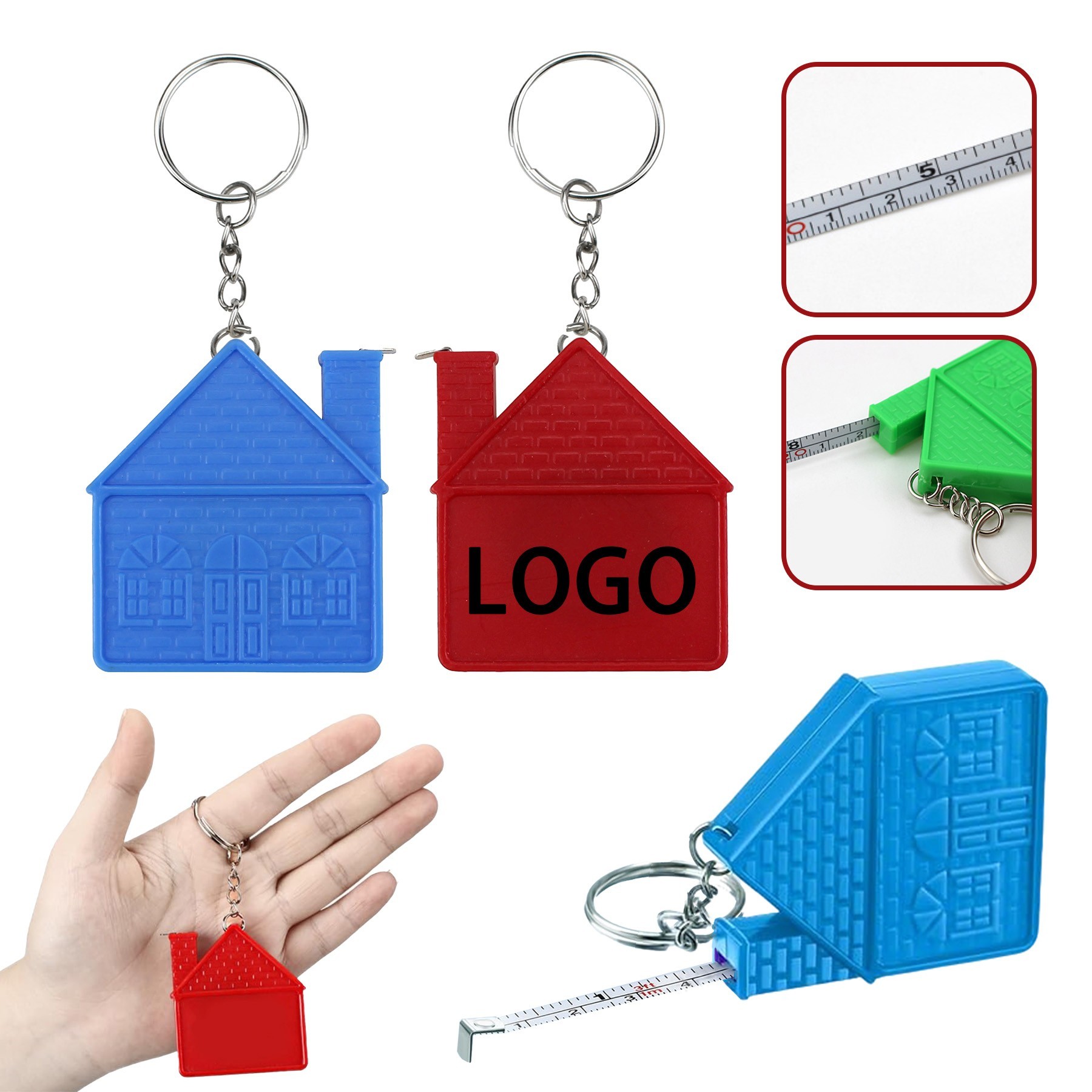Tape Measure Keychain