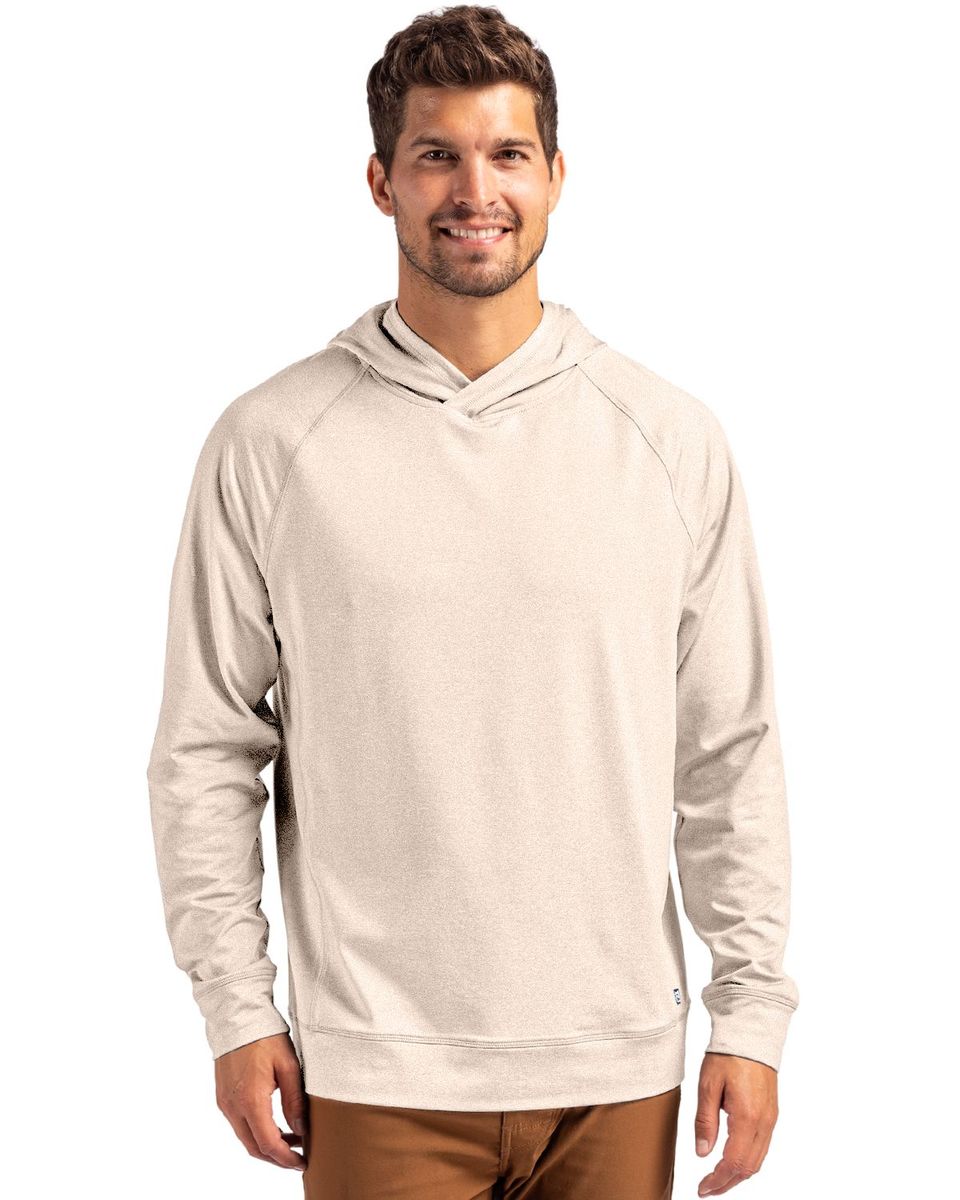 Cutter & Buck Adapt Knit Recycled Mens Heathered Hooded